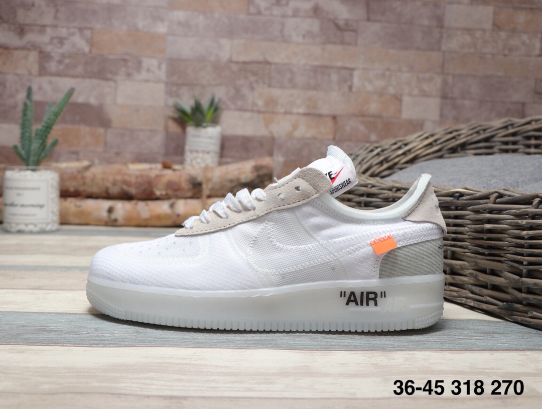170 OFF-WHITE x Nike Air FORCE 1 耐克 空军一号联名 舒适板鞋