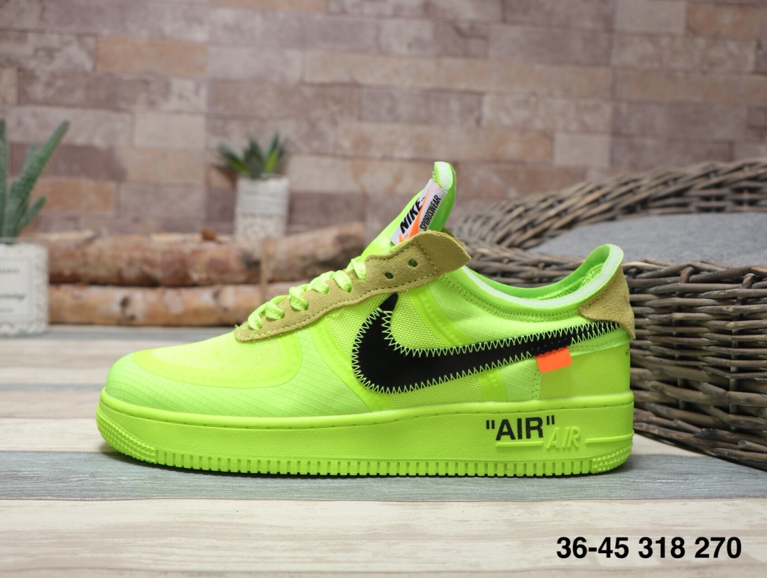 170 OFF-WHITE x Nike Air FORCE 1 耐克 空军一号联名 舒适板鞋
