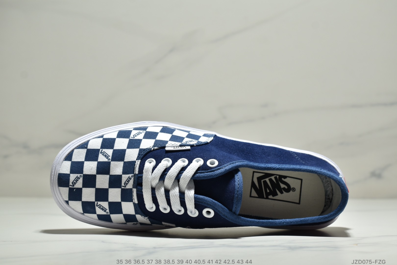 140公司级 VANS /范斯 VAULT OG AUTHENTIC 格子帆布麂皮拼接板鞋 日常百搭