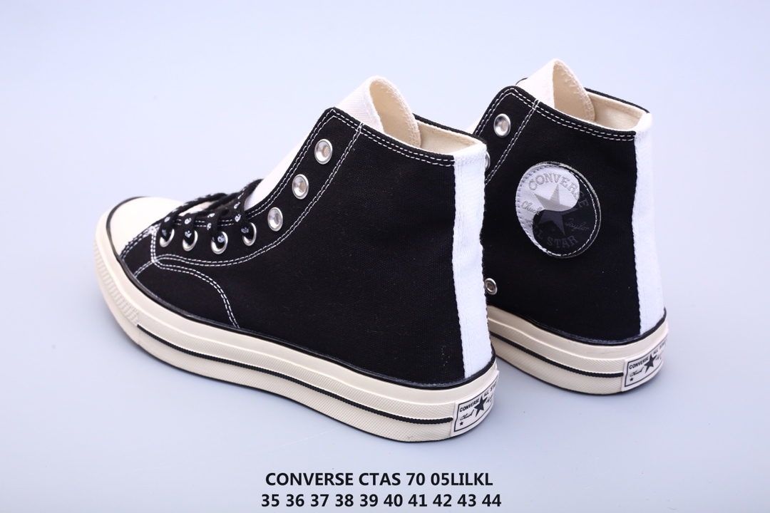 90 Converse 1970s 中国元素阴阳太极系列 鞋底半月黑白构造阴阳太极图案 鞋带印上太极阴阳阵