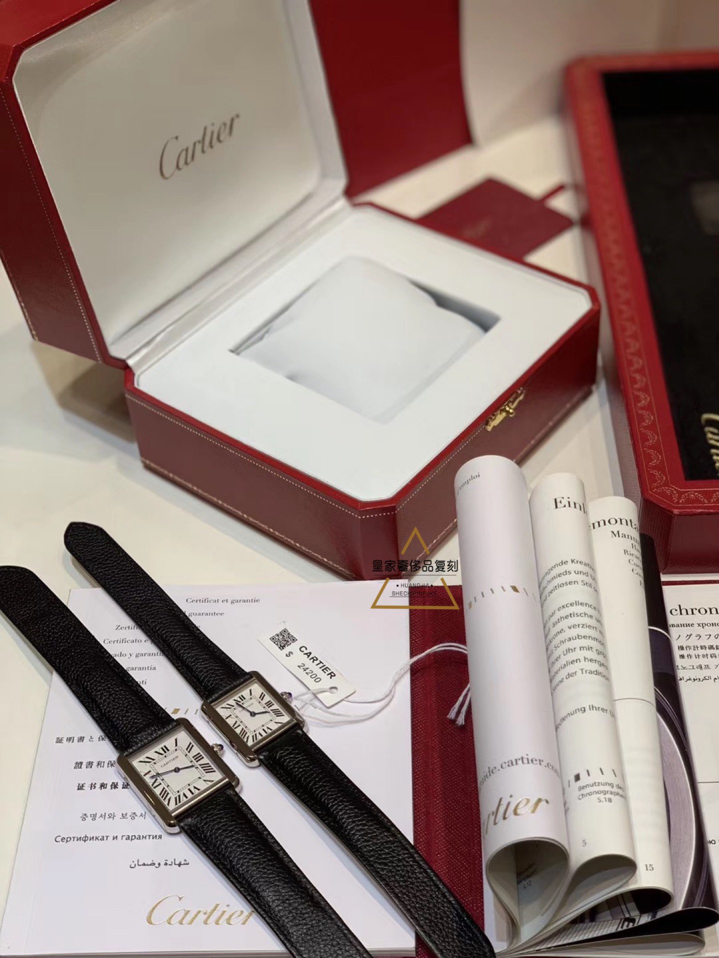 Cartier 独家 港水卡地亚TANK SOLO小号腕表