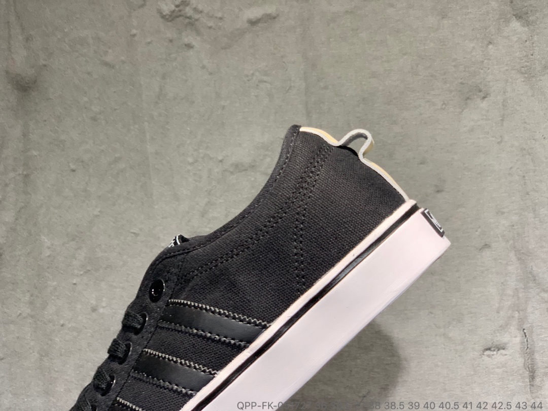 110真标半码  Adidas Nizza Lo三叶草校园帆布鞋
