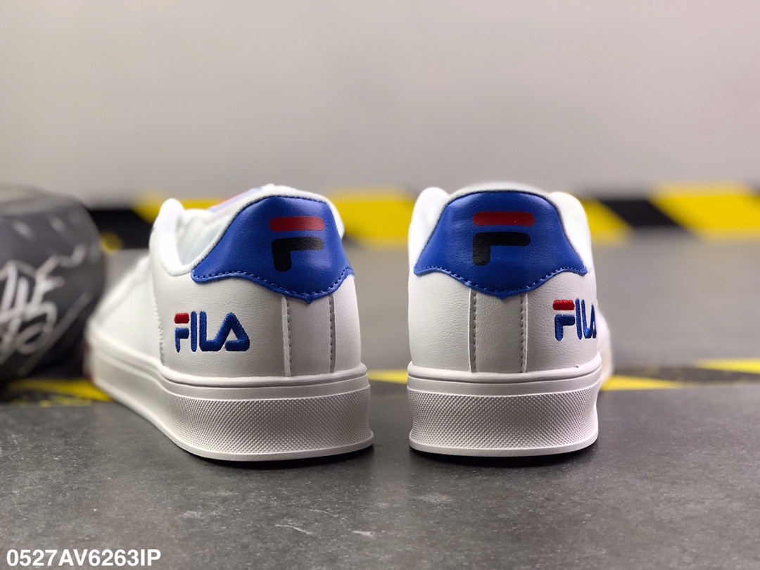 90   斐乐/Fila 皮革+网面 低帮 板鞋