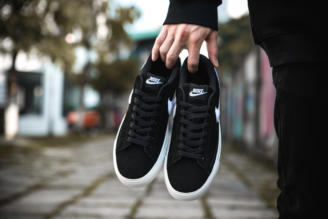 120 NIKE WMNS BLAZER LOW 韩版 电绣勾 全皮低帮 真标半码