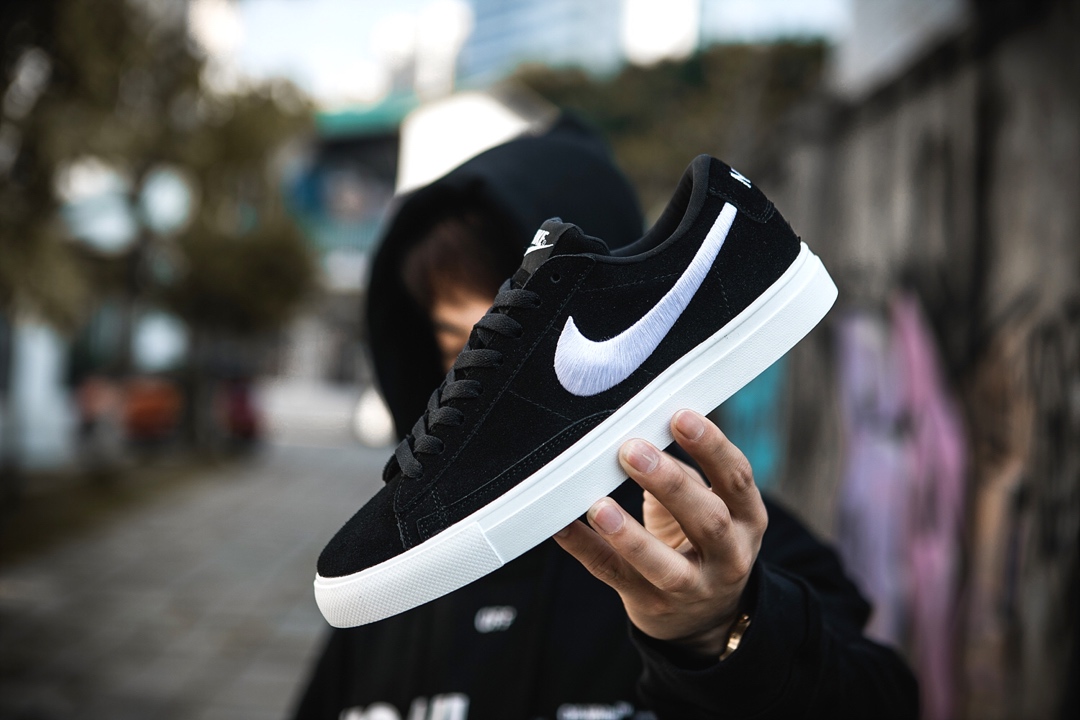120 NIKE WMNS BLAZER LOW 韩版 电绣勾 全皮低帮 真标半码