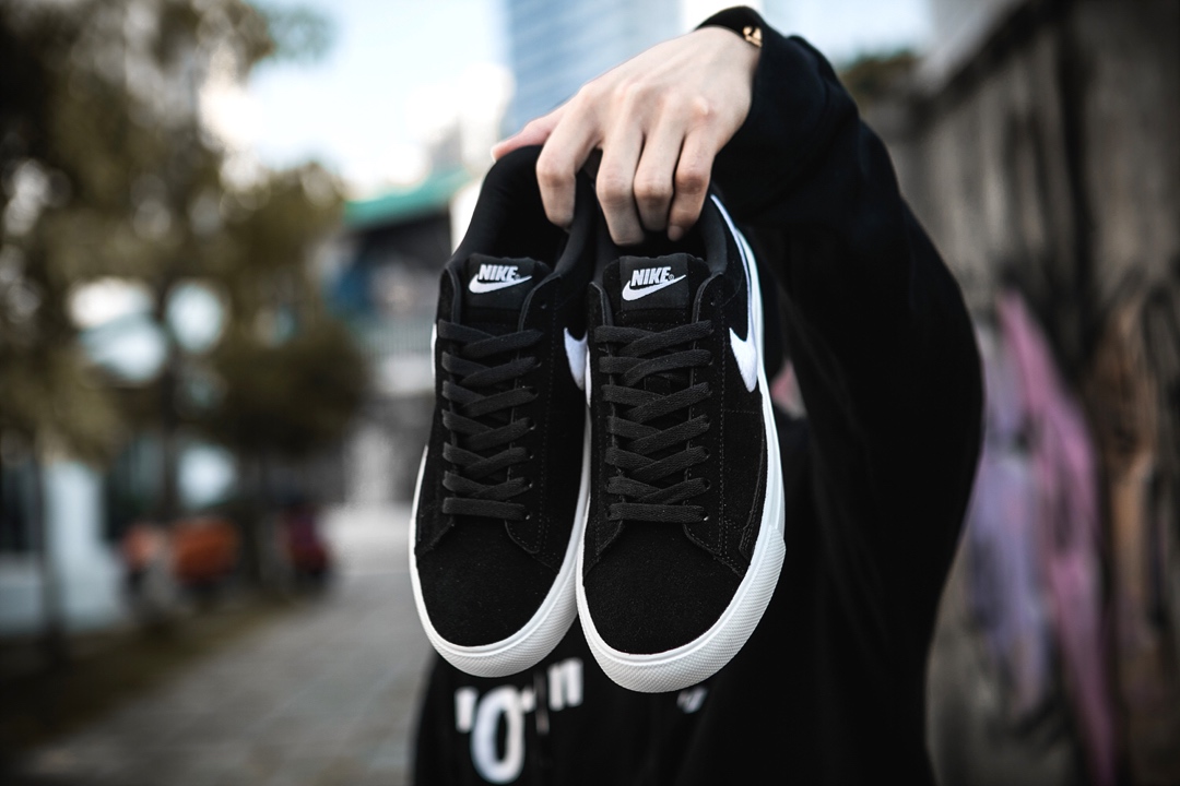 120 NIKE WMNS BLAZER LOW 韩版 电绣勾 全皮低帮 真标半码