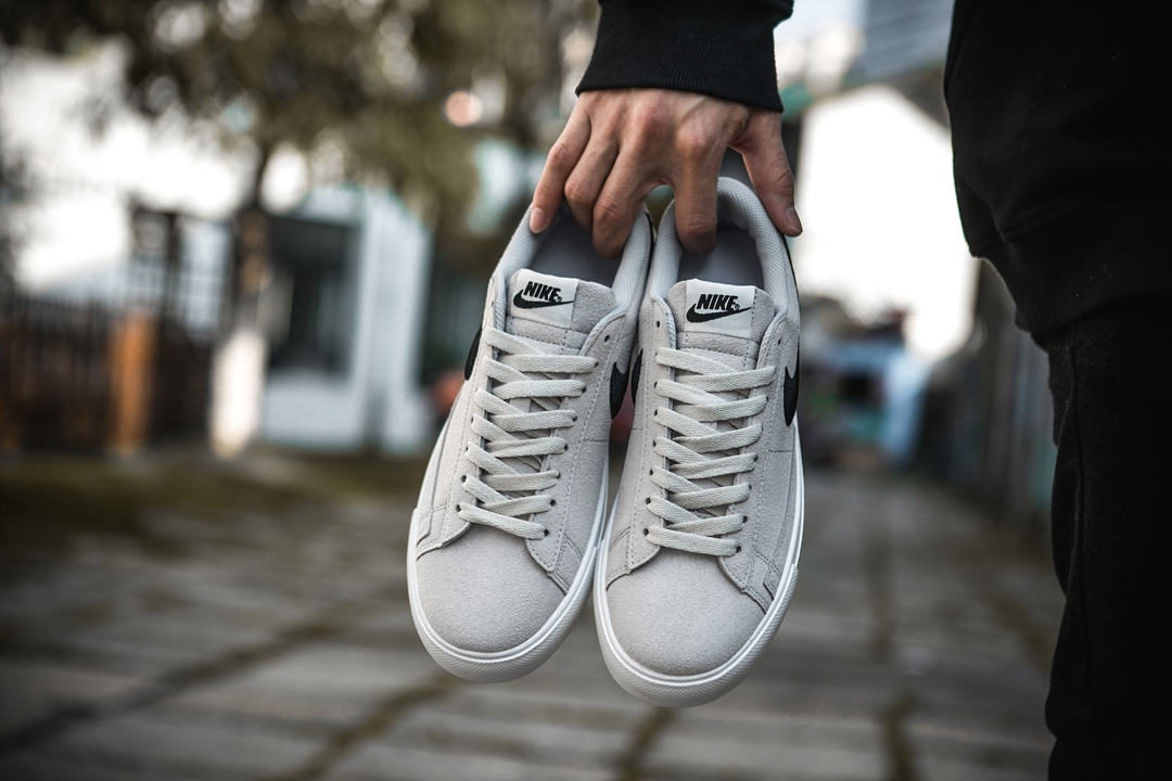 120 NIKE WMNS BLAZER LOW 韩版 电绣勾 全皮低帮 真标半码