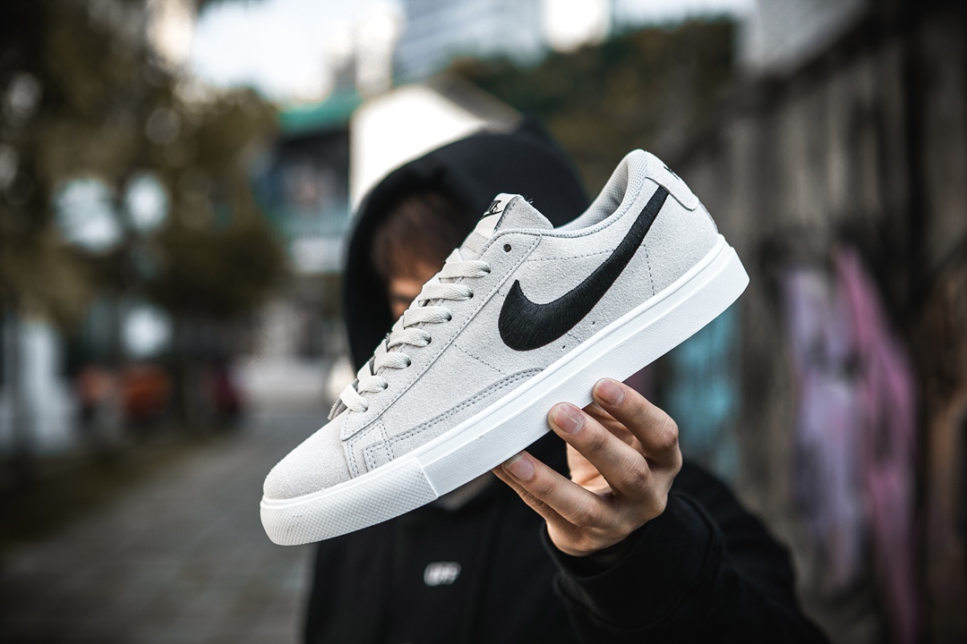 120 NIKE WMNS BLAZER LOW 韩版 电绣勾 全皮低帮 真标半码