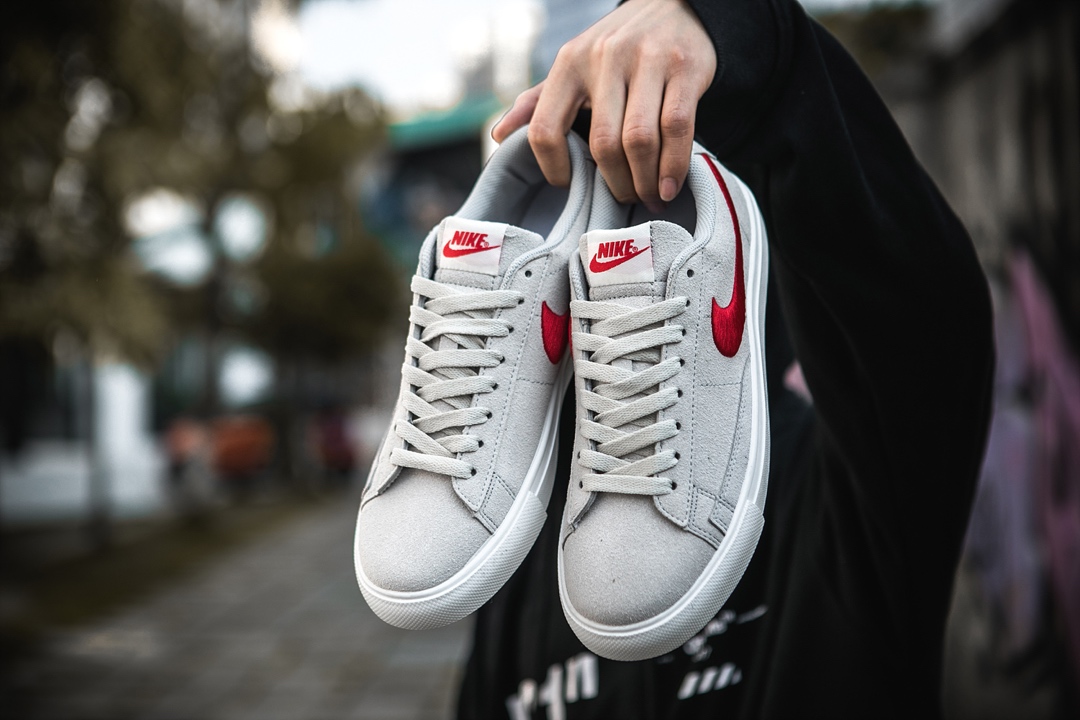 120 NIKE WMNS BLAZER LOW 韩版 电绣勾 全皮低帮 真标半码