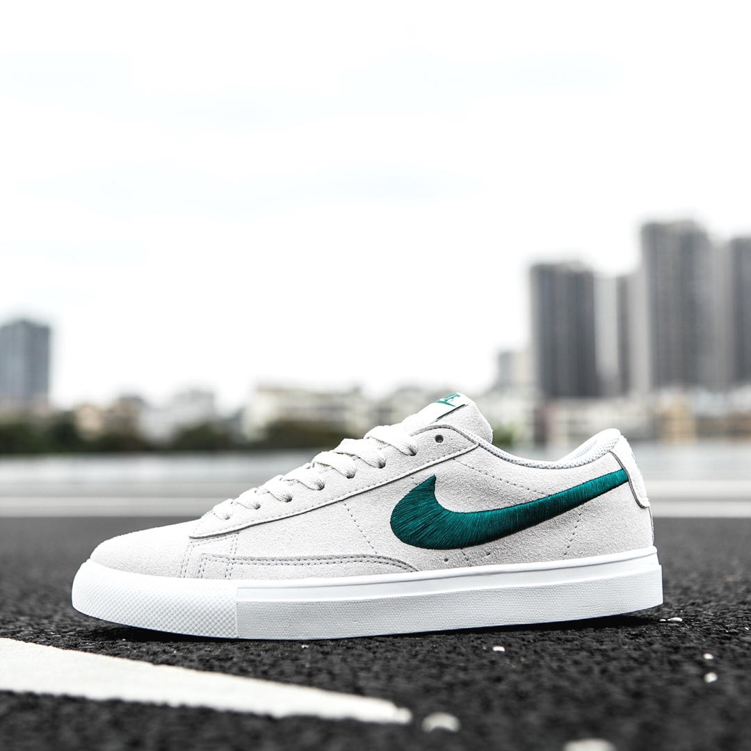 120 NIKE WMNS BLAZER LOW 韩版 电绣勾 全皮低帮