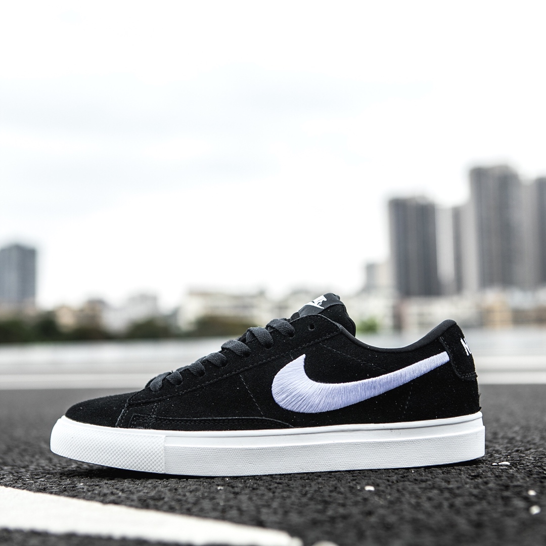 120 NIKE WMNS BLAZER LOW 韩版 电绣勾 全皮低帮
