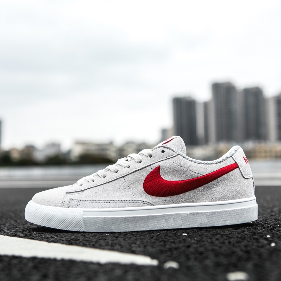 120 NIKE WMNS BLAZER LOW 韩版 电绣勾 全皮低帮