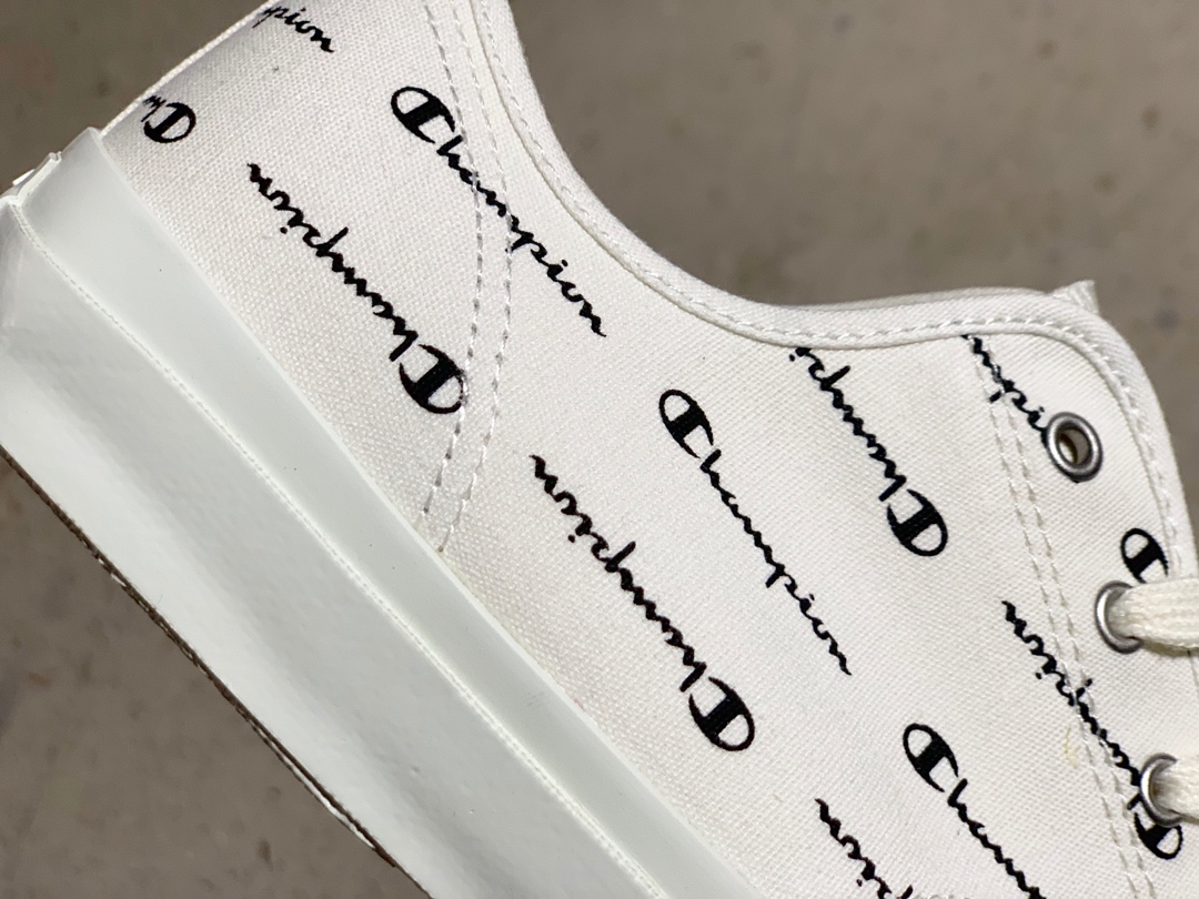 160 Champion 冠军 Logo简约百搭帆布鞋 夏季最爱 好穿好搭配 冠军潮流街头元素