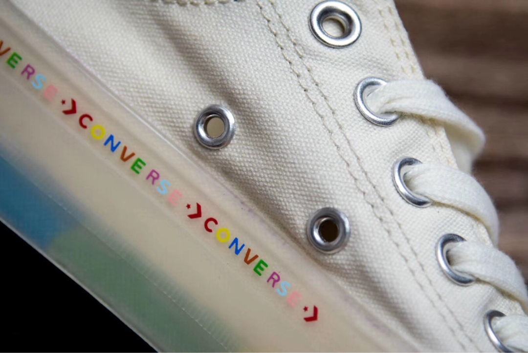 190  Converse Chuck Taylor All Star Glow 1970 彩色串标果冻 彩虹底 市面唯一冷硫工艺 匡威女孩必入！