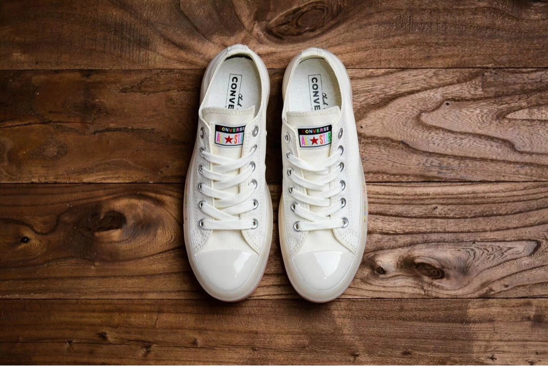 190  Converse Chuck Taylor All Star Glow 1970 彩色串标果冻 彩虹底 市面唯一冷硫工艺 匡威女孩必入！