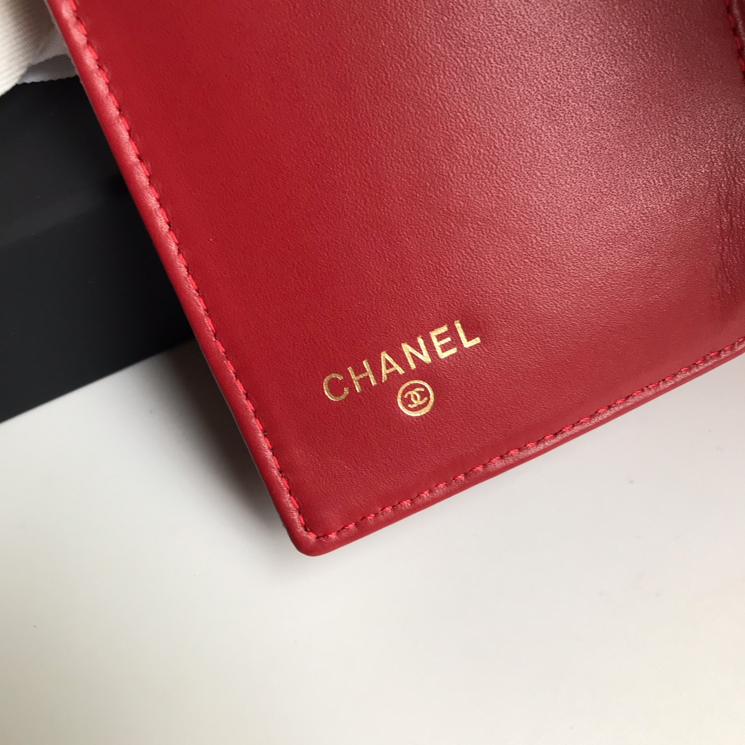 Chanel 高品质中号三折钱包