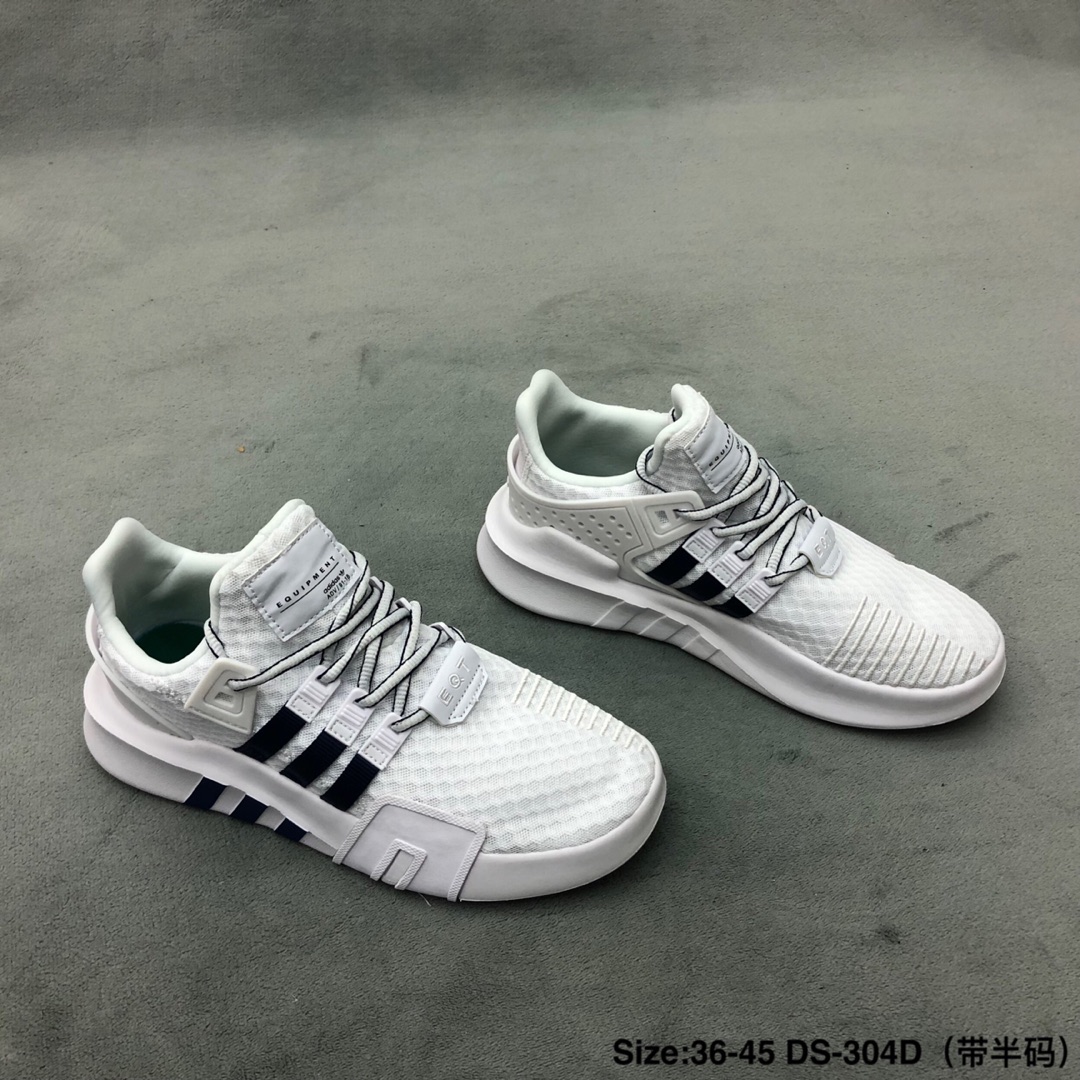 130 鹿晗 杨幂同款 Adidas EQT Basketball ADV 三叶草 编织鞋面 组合鞋底 高品质 秒杀市面印刷版本