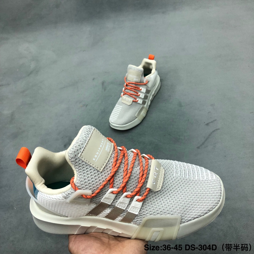 130 鹿晗 杨幂同款 Adidas EQT Basketball ADV 三叶草 编织鞋面 组合鞋底 高品质 秒杀市面印刷版本