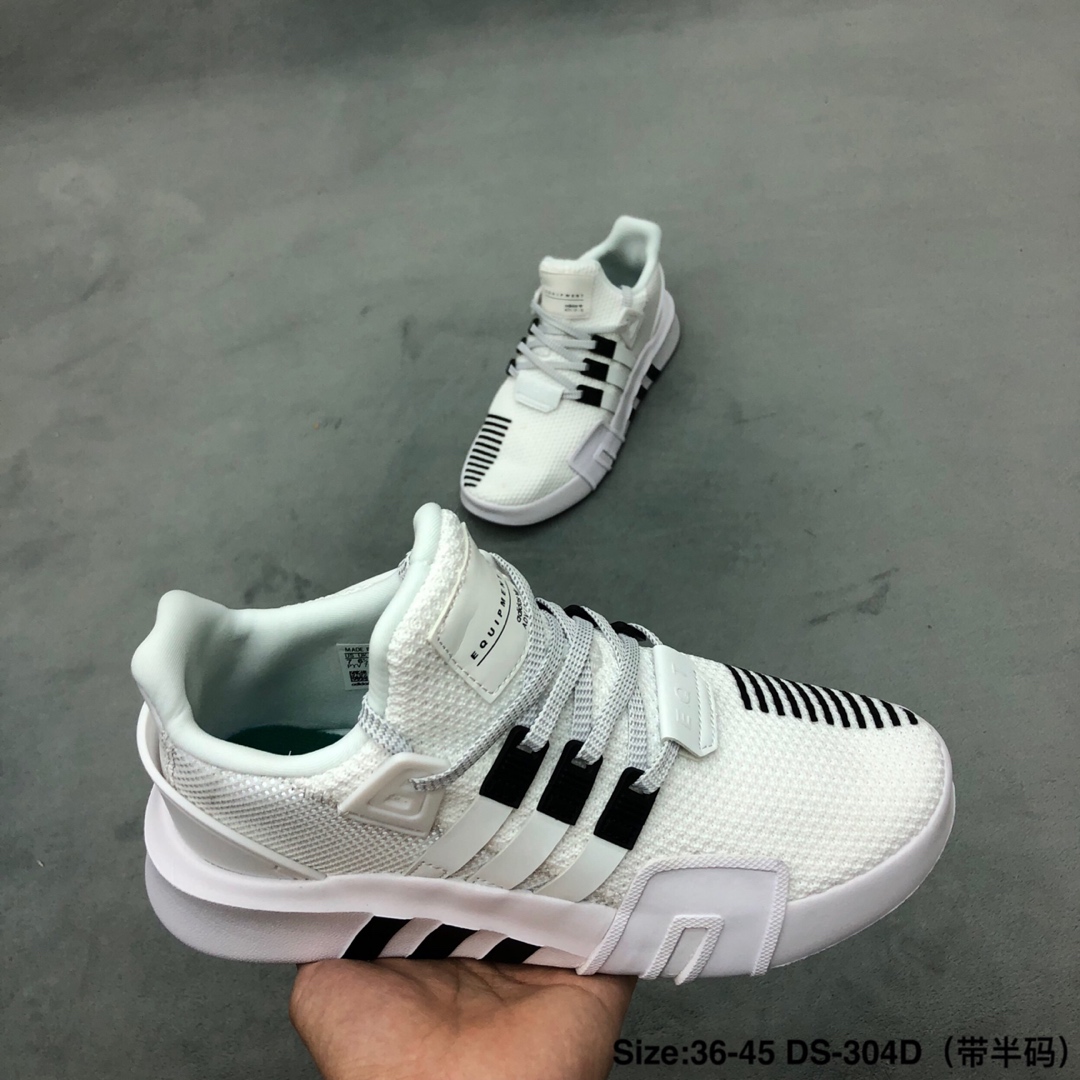130  鹿晗 杨幂同款 Adidas EQT Basketball ADV 三叶草 编织鞋面 组合鞋底 高品质 秒杀市面印刷版本