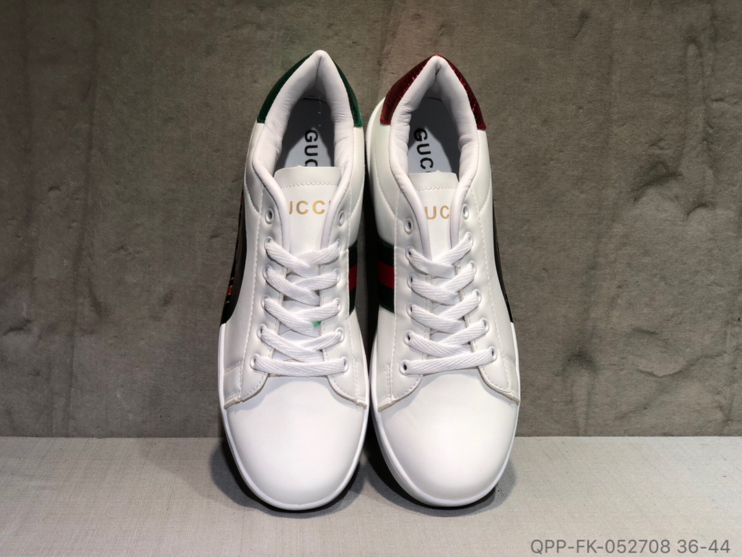 110 Gucci古驰 简约小白鞋 二层皮板鞋