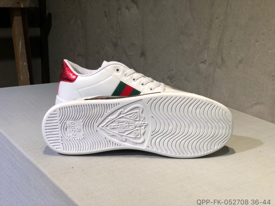 110 Gucci古驰 简约小白鞋 二层皮板鞋