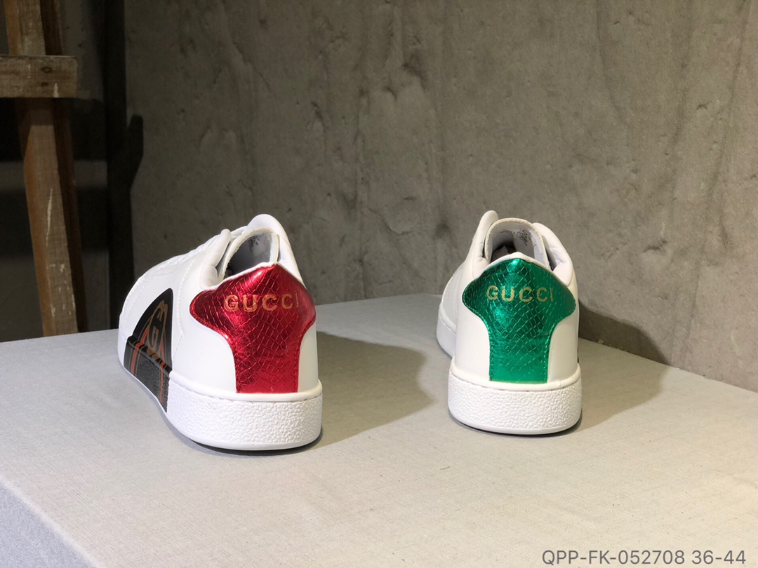 110 Gucci古驰 简约小白鞋 二层皮板鞋