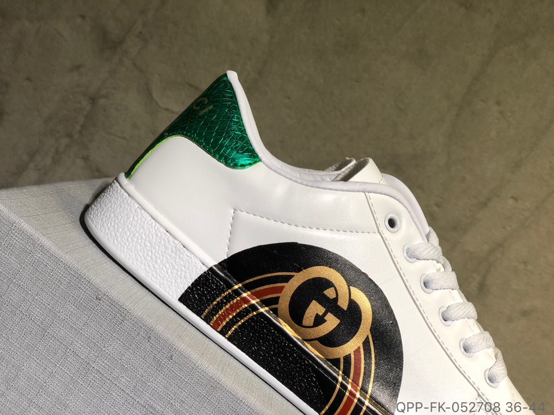 110 Gucci古驰 简约小白鞋 二层皮板鞋