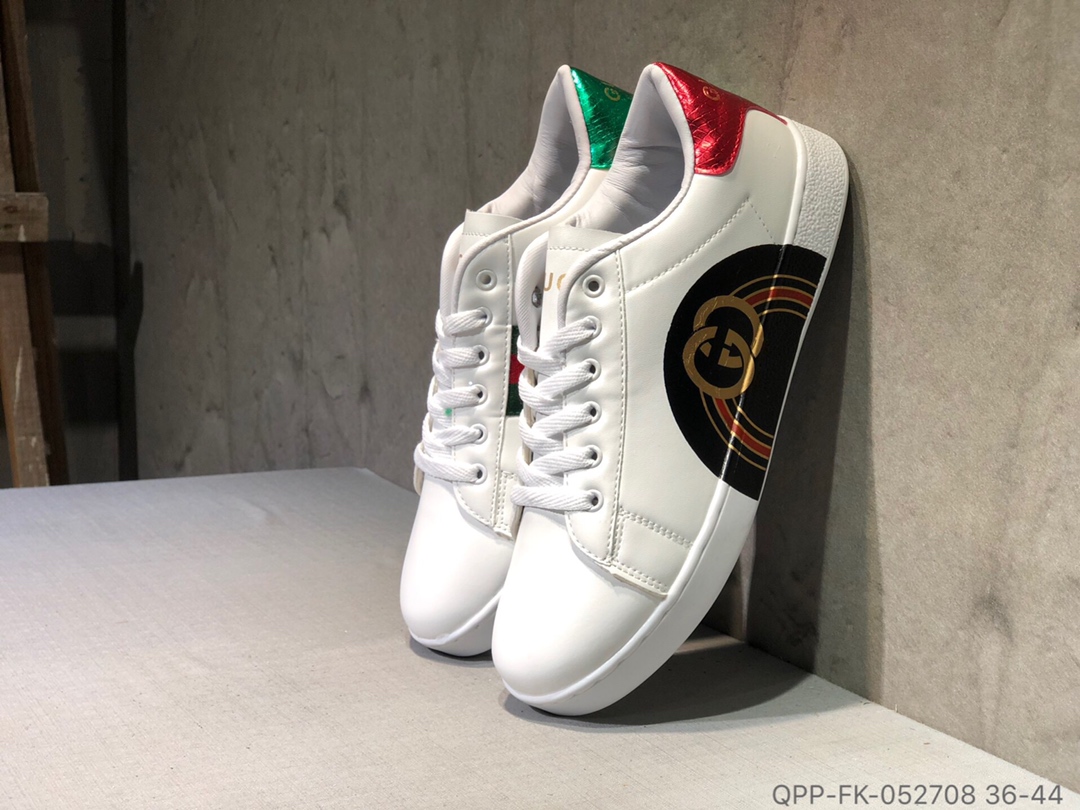 110 Gucci古驰 简约小白鞋 二层皮板鞋