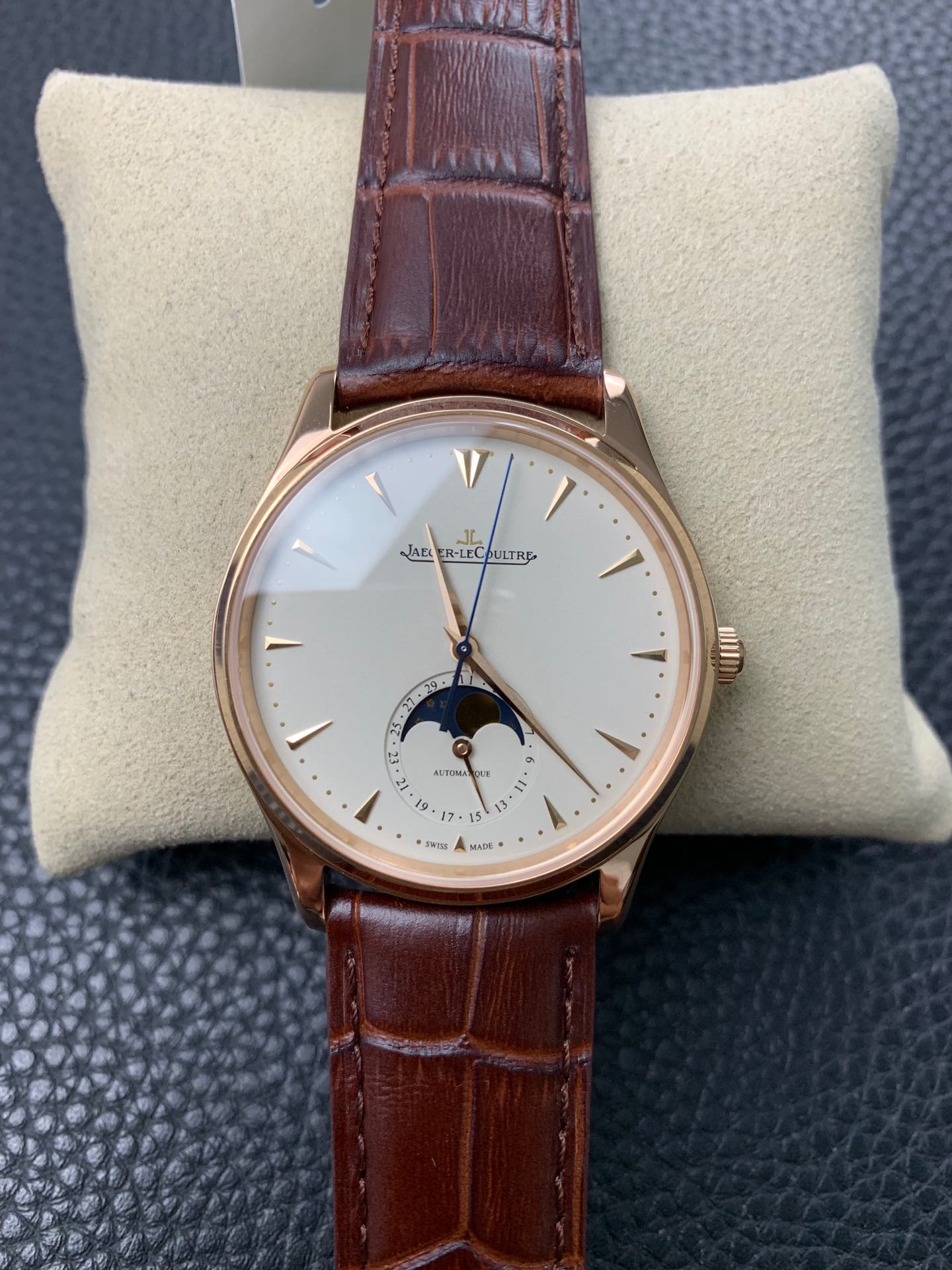 [JAEGER - LECOULTRE Watches]zf rose gold moon phase master