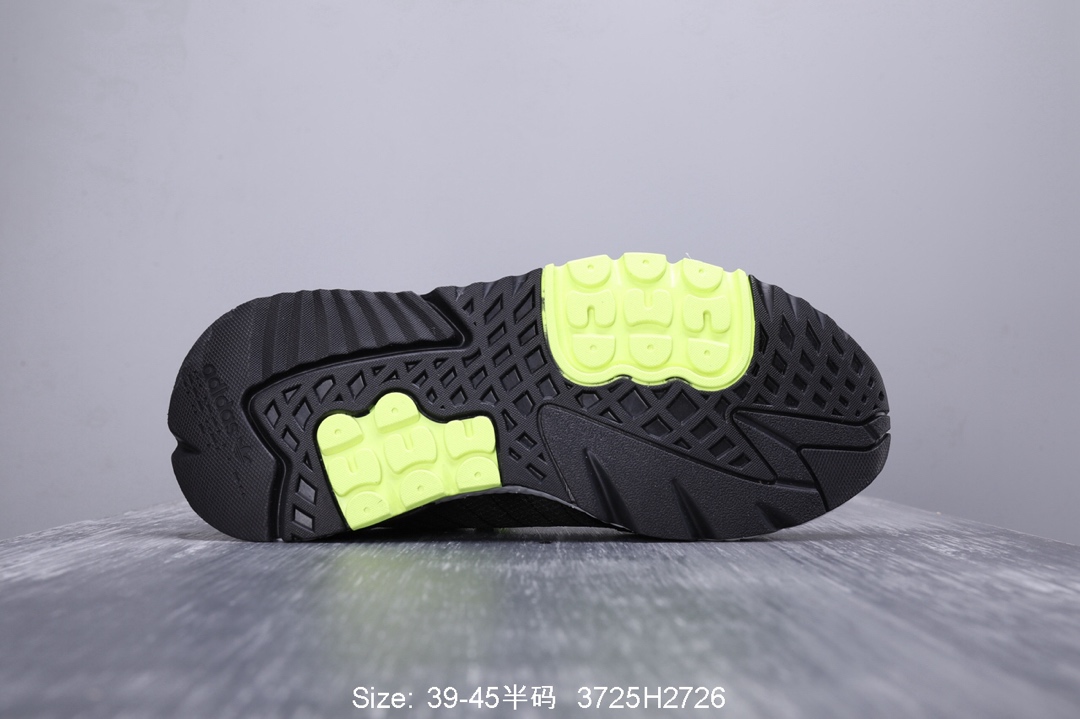 140真标半码！ 阿迪达斯 三叶草adidas Originals 2019 Nite Jogger Boost 夜行者系列 爆米花复古休闲运动百搭跑鞋 性比价版本