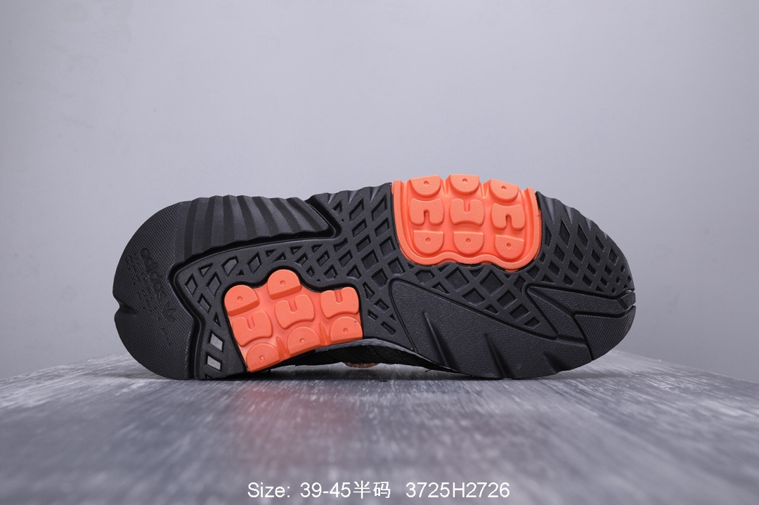 140真标半码！ 阿迪达斯 三叶草adidas Originals 2019 Nite Jogger Boost 夜行者系列 爆米花复古休闲运动百搭跑鞋 性比价版本！