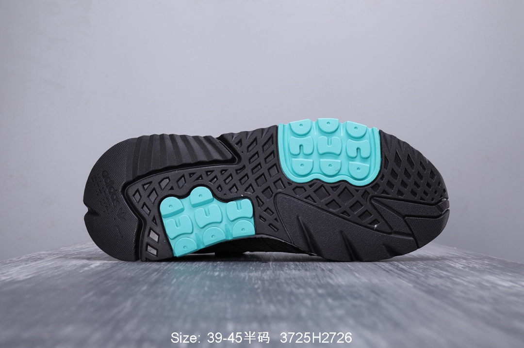 140真标半码！ 阿迪达斯 三叶草adidas Originals 2019 Nite Jogger Boost 夜行者系列 爆米花复古休闲运动百搭跑鞋 性比价版本！