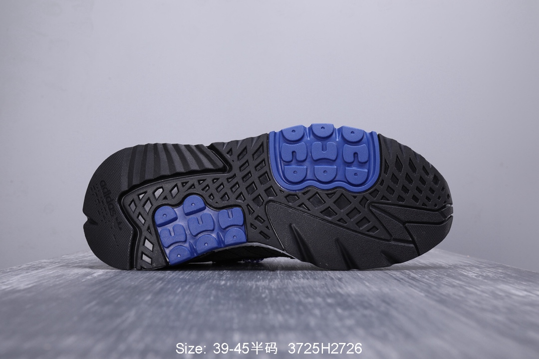 140真标半码！ 阿迪达斯 三叶草adidas Originals 2019 Nite Jogger Boost 夜行者系列 爆米花复古休闲运动百搭跑鞋 性比价版本！