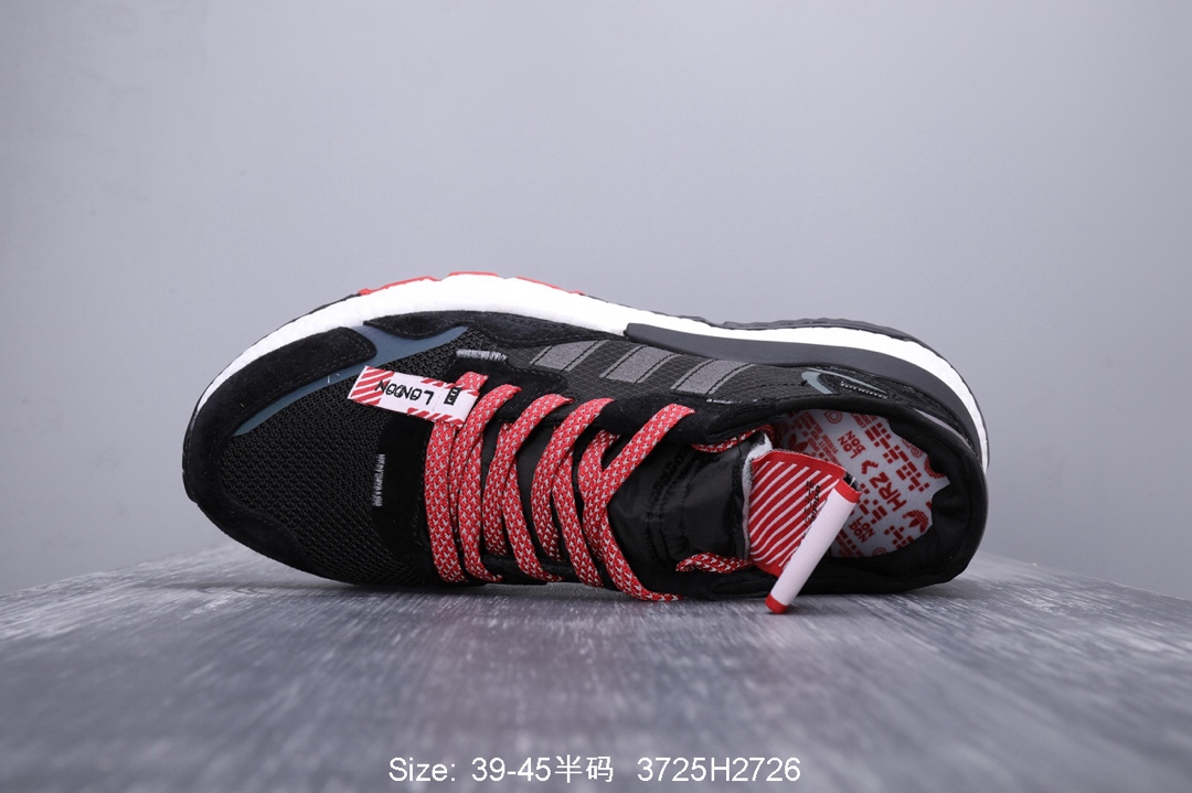 140真标半码！ 阿迪达斯 三叶草adidas Originals 2019 Nite Jogger Boost 夜行者系列 爆米花复古休闲运动百搭跑鞋 性比价版本