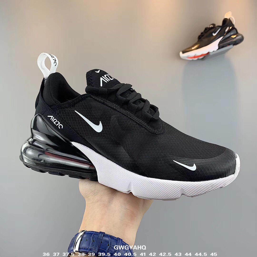 170原装公司级 耐克 Nike Air Max 270 透明进口网纱 清凉一夏 Mas270系列后跟半掌气垫慢跑鞋