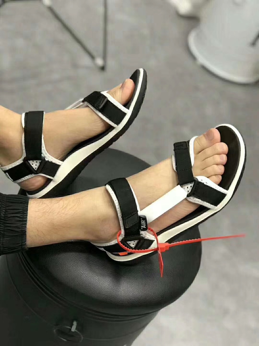 140 2019网红明星上脚爆款【官方正确版独家首发出货，36-45  】 off-white for Nike ”Nike Air Huarache” Boaverton Oregon USA C.2019-Teva 字样以彰显联名身份。