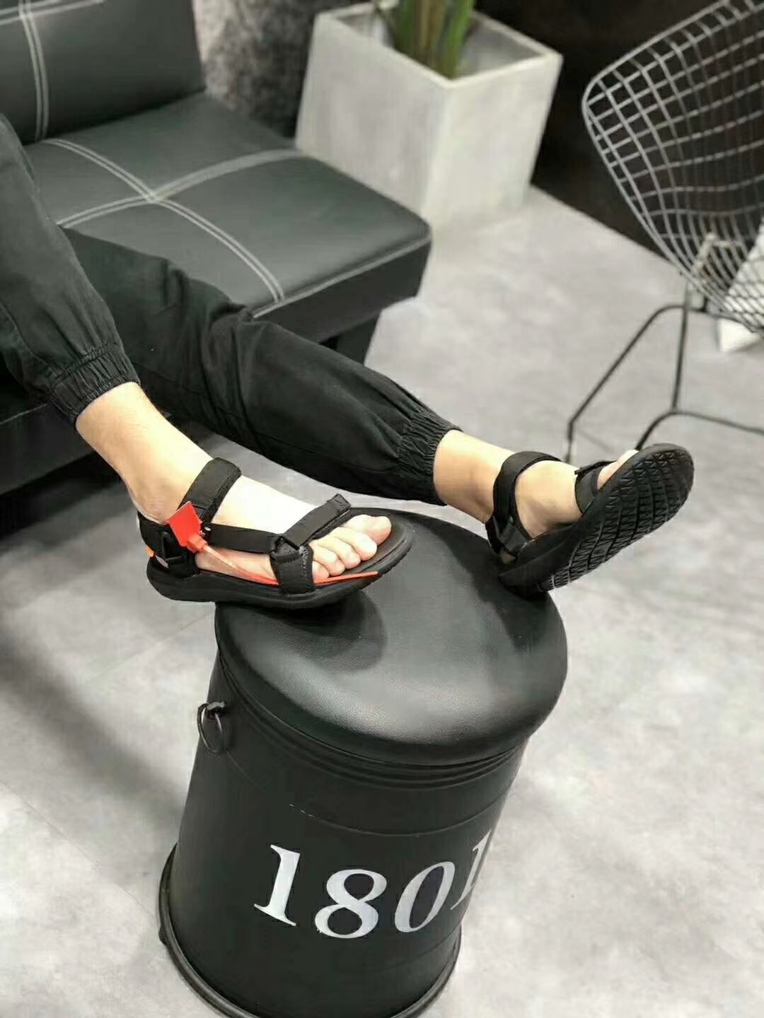 140 2019网红明星上脚爆款【官方正确版独家首发出货，36-45  】 off-white for Nike ”Nike Air Huarache” Boaverton Oregon USA C.2019-Teva 字样以彰显联名身份。