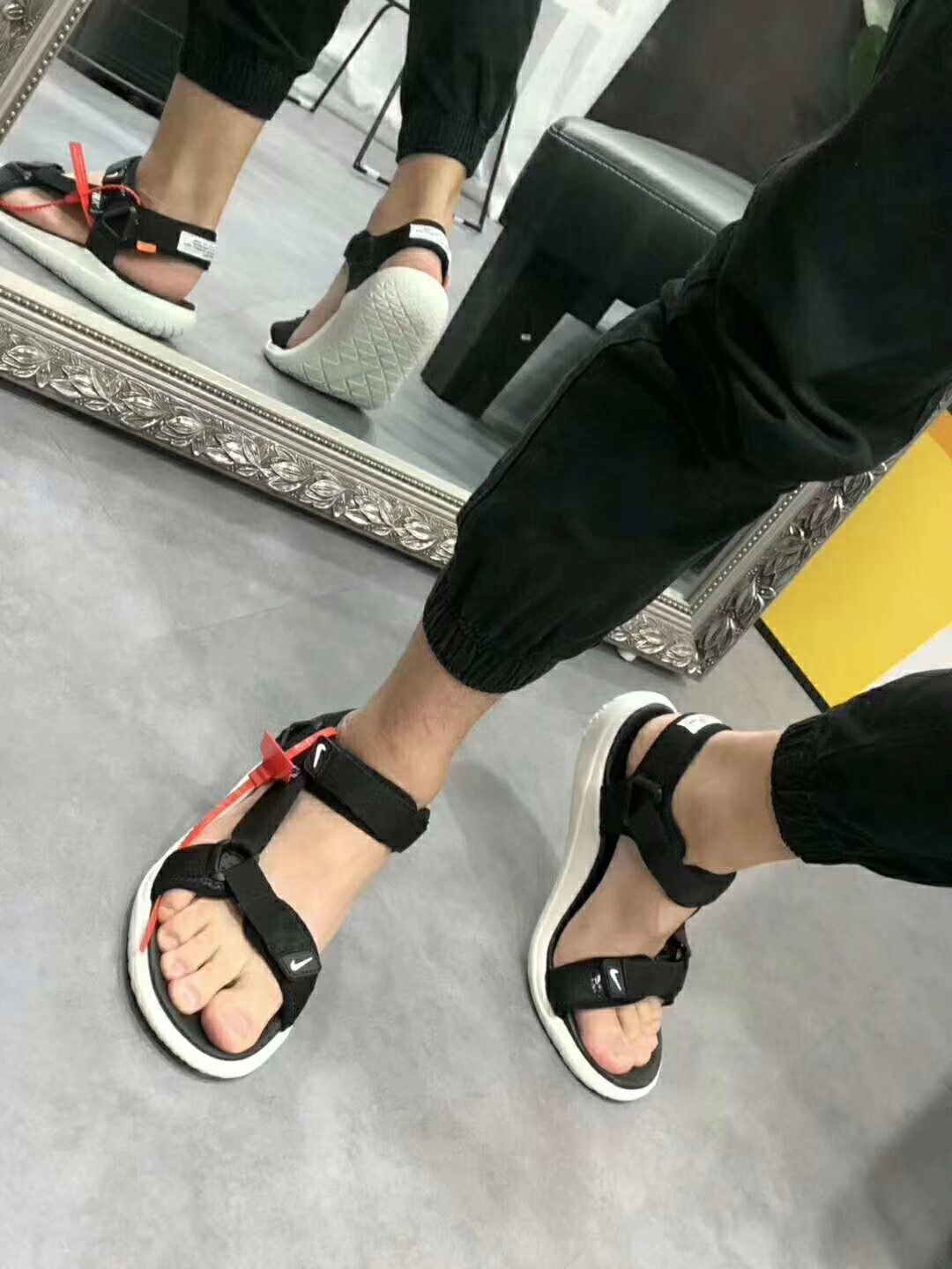 140 2019网红明星上脚爆款【官方正确版独家首发出货，36-45  】 off-white for Nike ”Nike Air Huarache” Boaverton Oregon USA C.2019-Teva 字样以彰显联名身份。