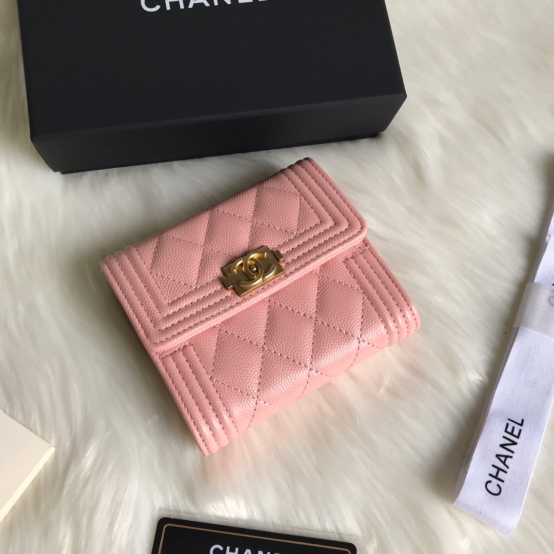 Chanel 回馈价￥399 CHANEL 款号：A80734粉细球/鎏金 海外 走私货 专属高端打造