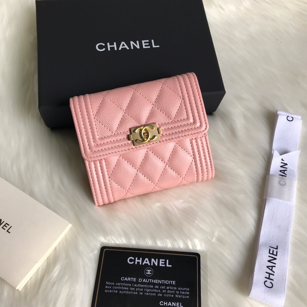 Chanel 回馈价￥399 CHANEL 款号：A80734粉细球/鎏金 海外 走私货 专属高端打造