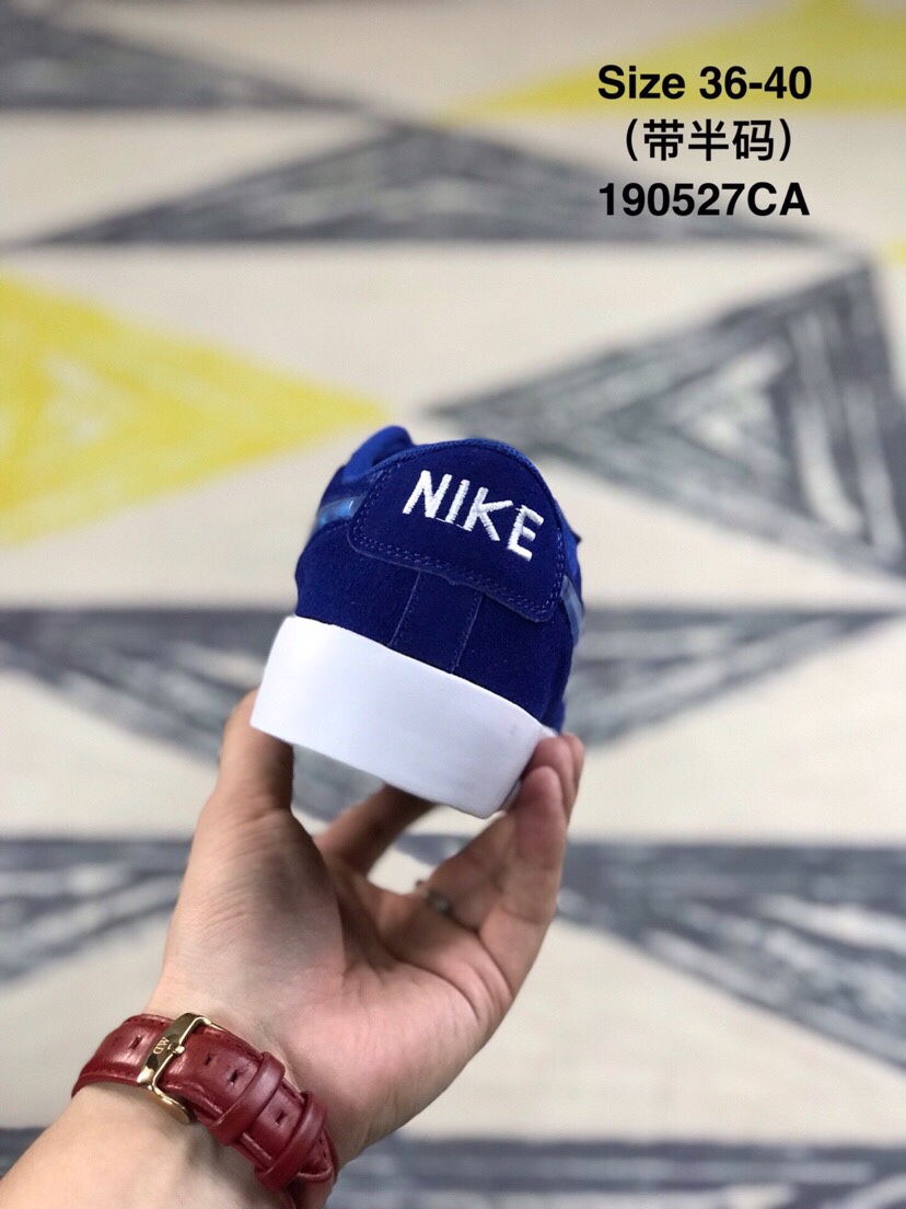 90 耐克 女鞋 NIKE BLAZER LOW开拓者果冻勾低帮板鞋