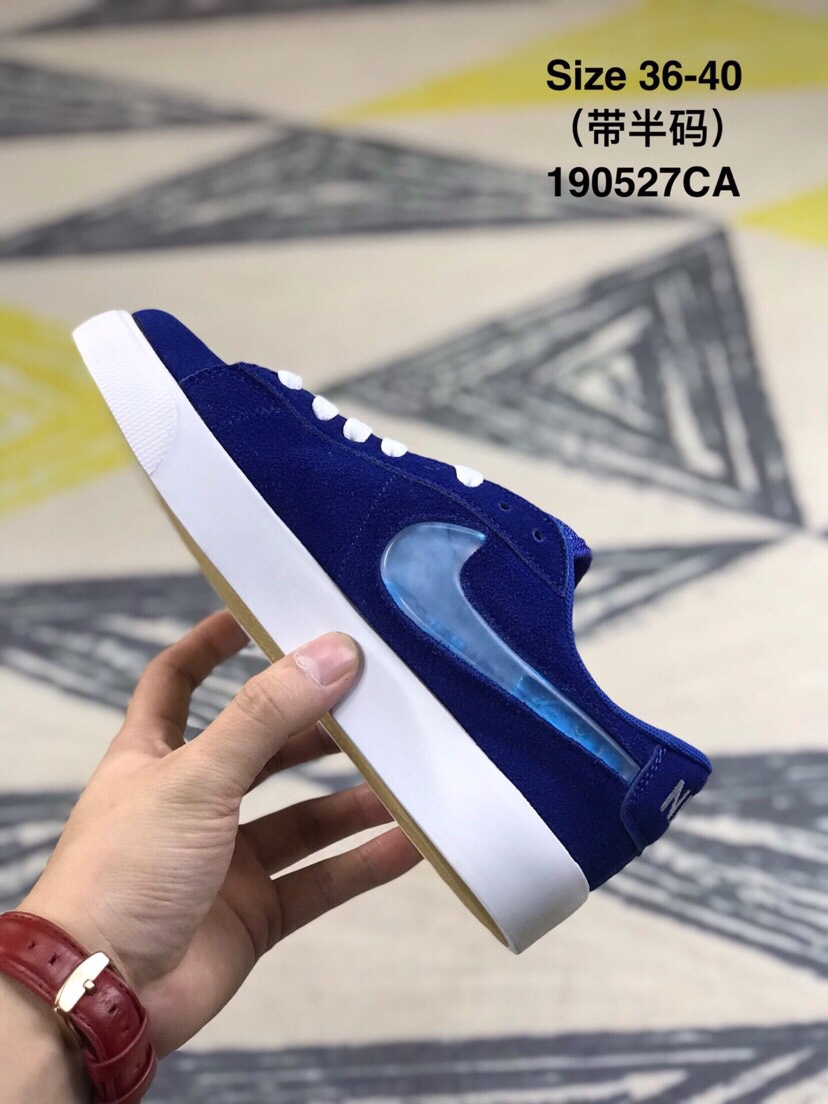 90 耐克 女鞋 NIKE BLAZER LOW开拓者果冻勾低帮板鞋