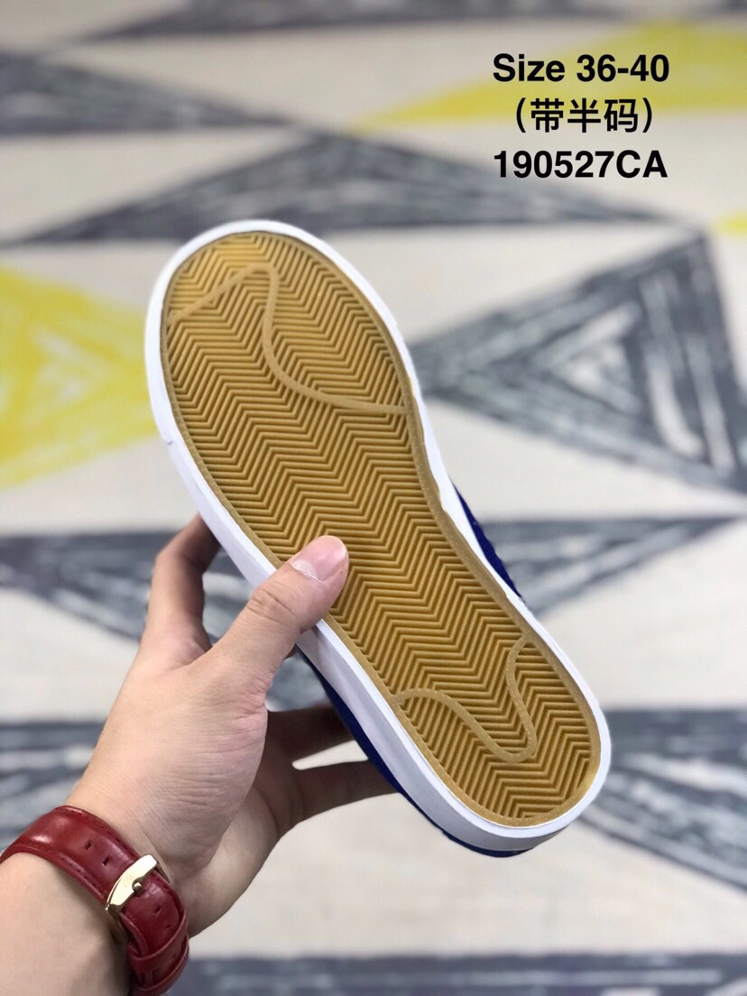 90 耐克 女鞋 NIKE BLAZER LOW开拓者果冻勾低帮板鞋