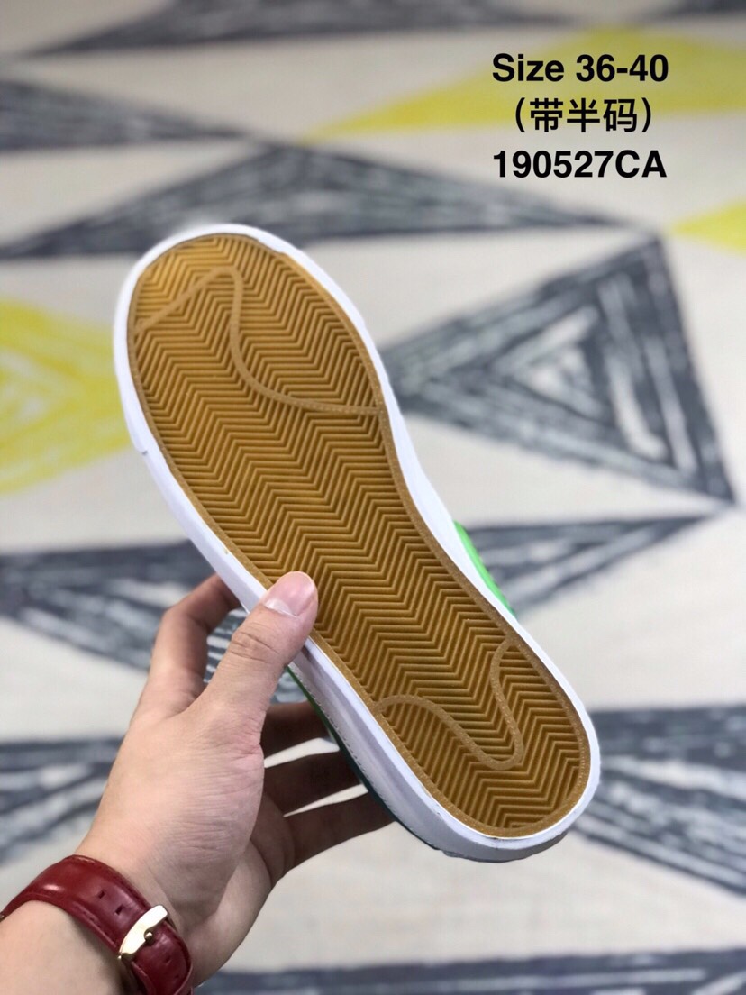 90 耐克 女鞋 NIKE BLAZER LOW开拓者果冻勾低帮板鞋