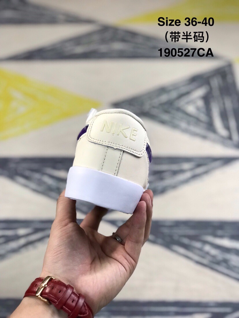 90 耐克 女鞋 NIKE BLAZER LOW开拓者果冻勾低帮板鞋