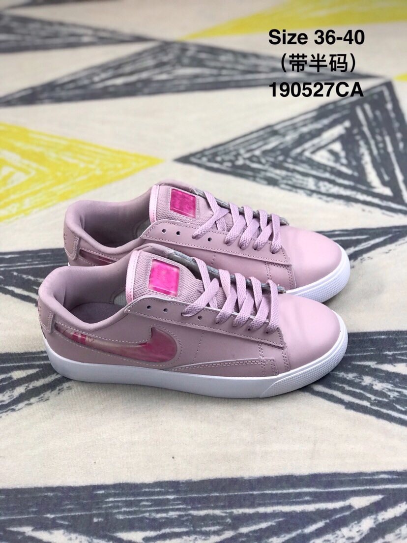 90 耐克 女鞋 NIKE BLAZER LOW开拓者果冻勾低帮板鞋