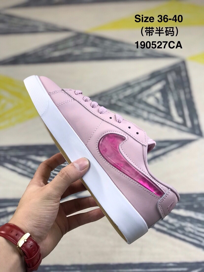 90 耐克 女鞋 NIKE BLAZER LOW开拓者果冻勾低帮板鞋