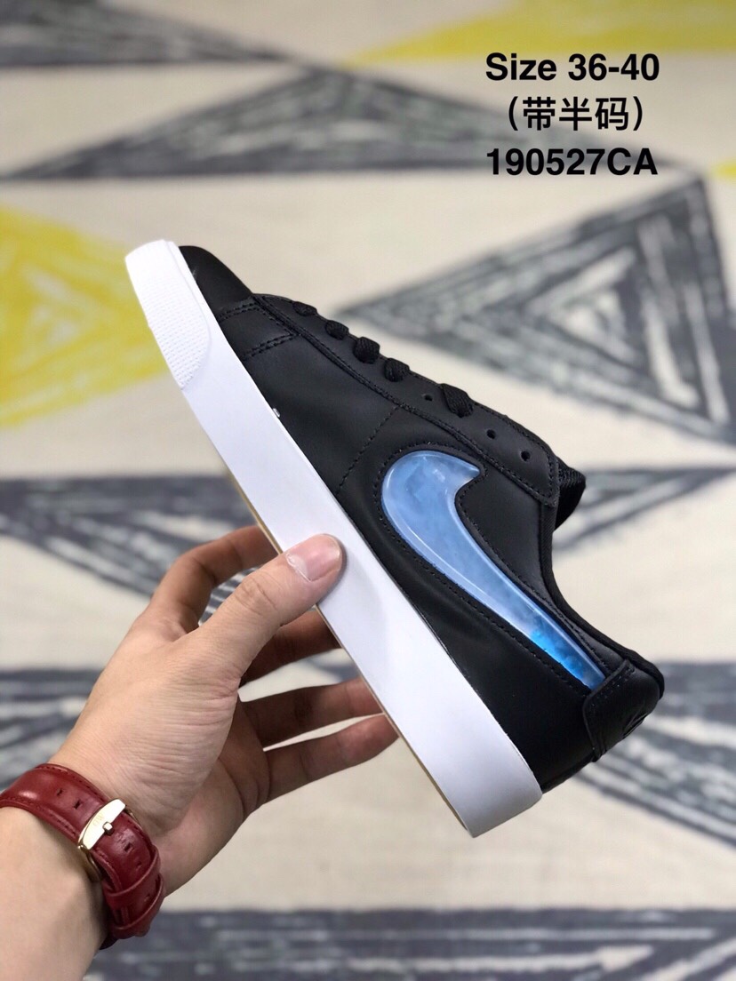 90 耐克 女鞋 NIKE BLAZER LOW开拓者果冻勾低帮板鞋