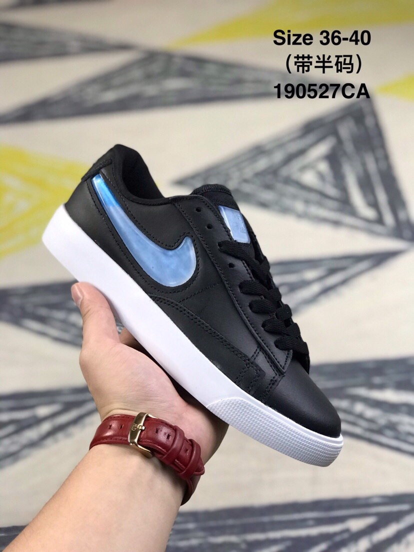 90 耐克 女鞋 NIKE BLAZER LOW开拓者果冻勾低帮板鞋