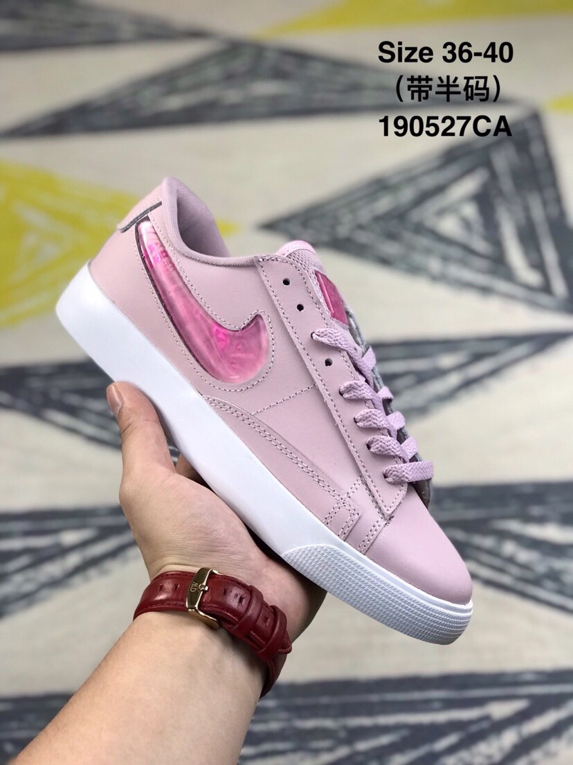 90 耐克 女鞋 NIKE BLAZER LOW开拓者果冻勾低帮板鞋